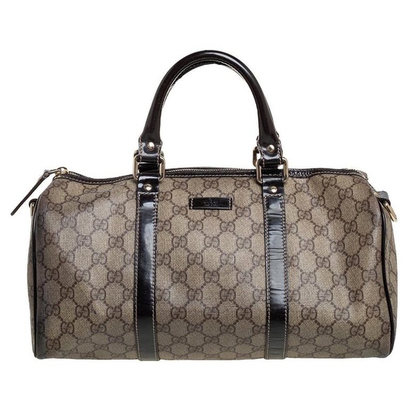 🚫SOLD🚫GUCCI
GG Supreme Monogram Nice Top Handle Dome Bag Maple Brown - Picture 6 of 13